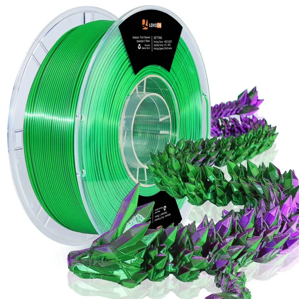 LOVOON 2color Silk Green/Purple