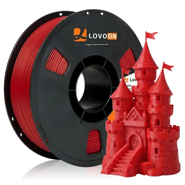 LOVOON LOVOON PLA Filament Red 1KG