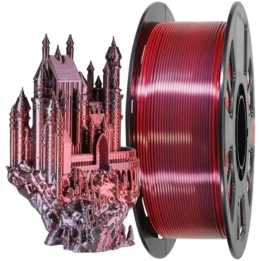 MIKA3D PLA Silk Black Red