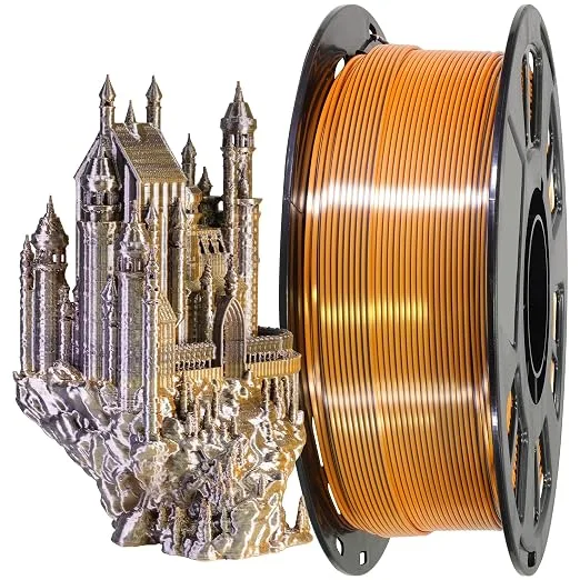 MIKA3D PLA Silk Black Orange