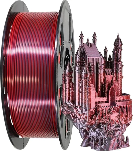 MIKA3D PLA Silk Red Black