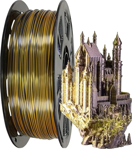 MIKA3D PLA Silk Metallic Gold Black