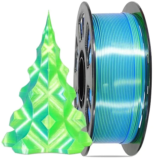 MIKA3D PLA Blue/Lime Green