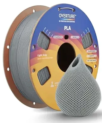 Overture PLA Light Grey