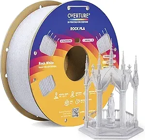 Overture PLA Marble Rock White