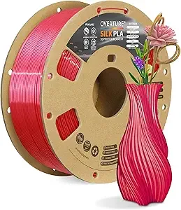 Overture PLA Silk Silk Red