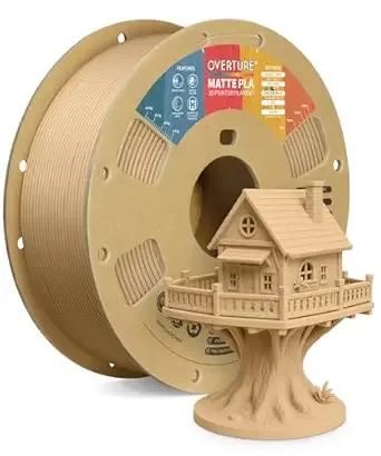 Overture PLA Matte Matte Light Brown