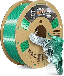 Overture PLA Silk Green-Silver