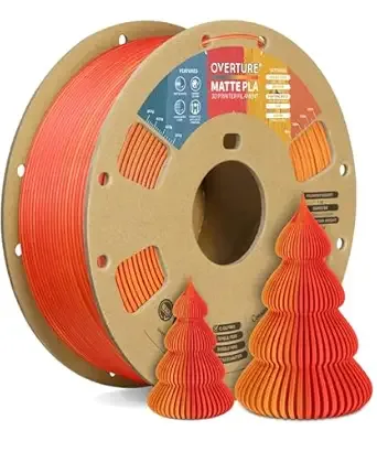 Overture PLA Matte Orange-Red