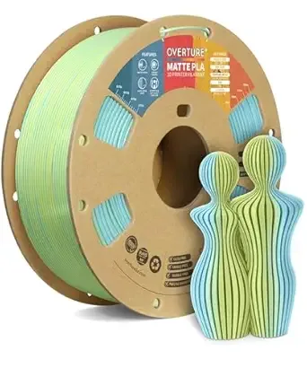Overture PLA Matte Light Blue-Yellow