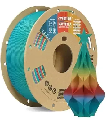 Overture PLA Matte Matte Candy Rainbow