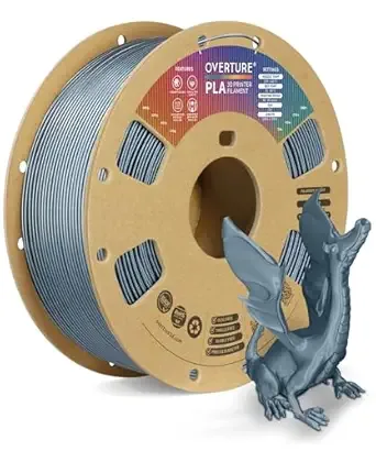 Overture PLA Metallic Grey