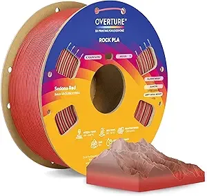 Overture PLA Wood Sedona Red