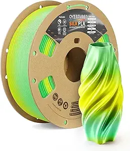 Overture PLA Silk Rainbow, Silk, Lime