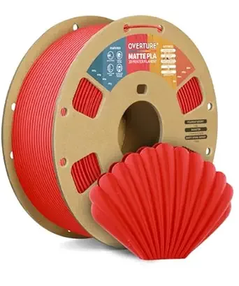 Overture PLA Matte Red