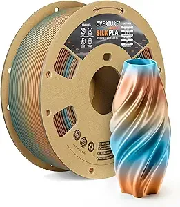 Overture PLA Silk Rainbow, Silk, Copper
