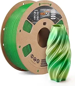 Overture PLA Silk Rainbow Evergreen Bronze