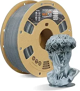 Overture PLA Silk Silk Chrome Gray