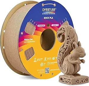 Overture PLA Wood White Oak