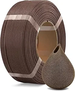 Overture OVERTURE High Speed Refill PLA Filament, 1kg Chocolate