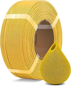 Overture OVERTURE High Speed Refill PLA Filament, 1kg Yellow