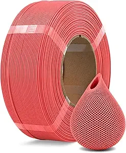 Overture OVERTURE High Speed Refill PLA Filament, 1kg Fresh Red
