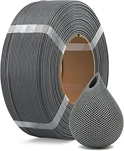 Overture OVERTURE High Speed Refill PLA Filament, 1kg Space Gray