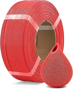 Overture OVERTURE High Speed Refill PLA Filament, 1kg Red