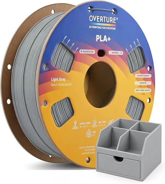 Overture PLA High Speed Light Gray