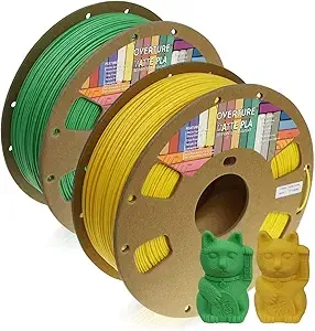 Overture OVERTURE 2 Pack 1kg High Speed Refill PLA Filament, Red*2
