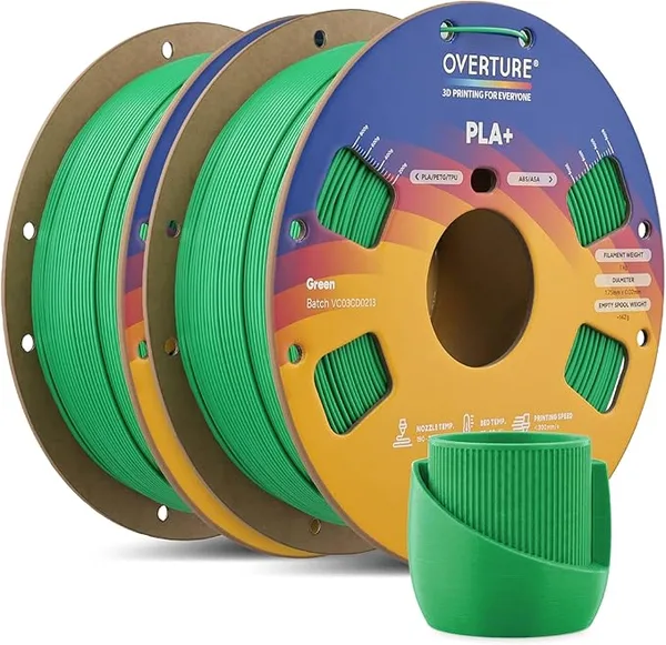 Overture OVERTURE 2KG Bundle High Speed PLA+ 3D Printer Filament