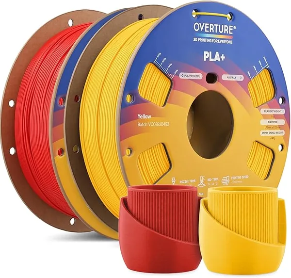 Overture OVERTURE 2KG Bundle High Speed PLA+ 3D Printer Filament