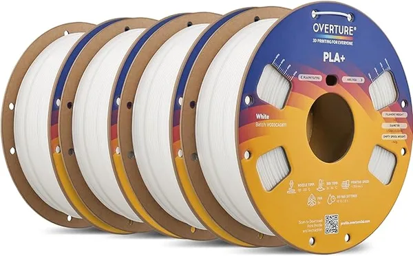 Overture OVERTURE 4KG Bundle High Speed PLA+ 3D Printer Filament