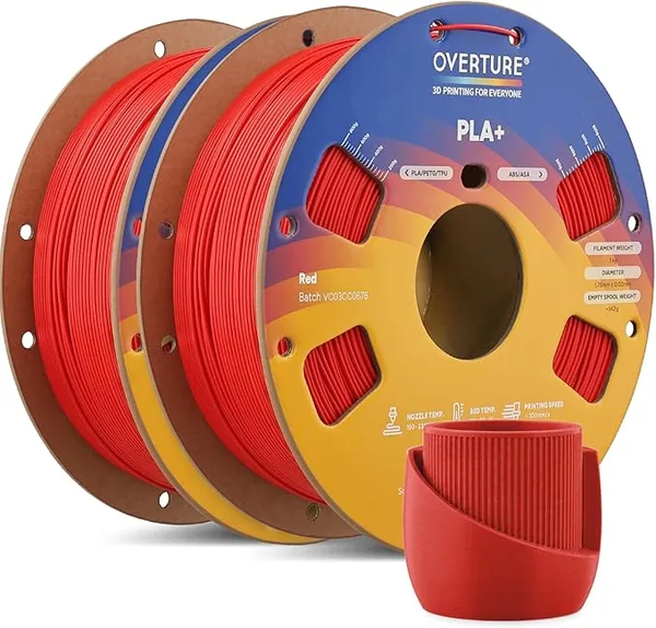Overture OVERTURE 2KG Bundle High Speed PLA+ 3D Printer Filament