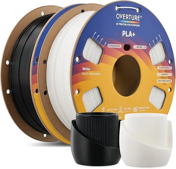 Overture OVERTURE 2KG Bundle High Speed PLA+ 3D Printer Filament
