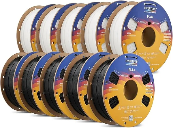 Overture OVERTURE 10KG Bundle High Speed PLA+ 3D Printer Filament
