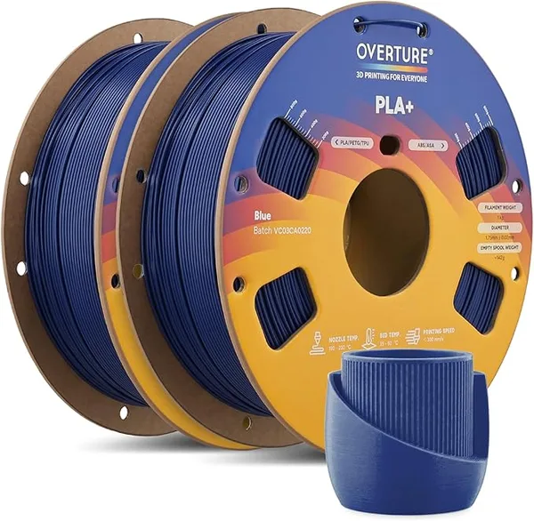 Overture OVERTURE 2KG Bundle High Speed PLA+ 3D Printer Filament