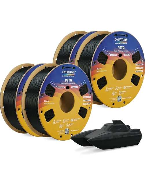 Overture Overture PETG 3D Printer Filament - 4 Pack