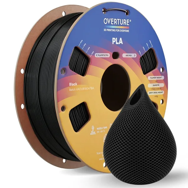 Overture PLA Black