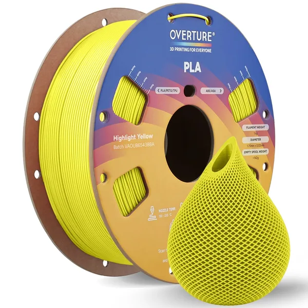 Overture PLA Yellow