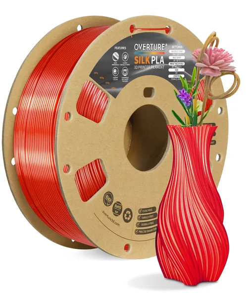 Overture PLA Silk Red