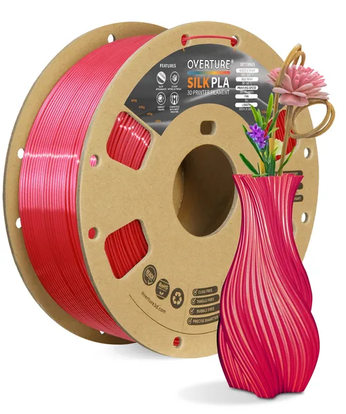 Overture PLA Silk Red