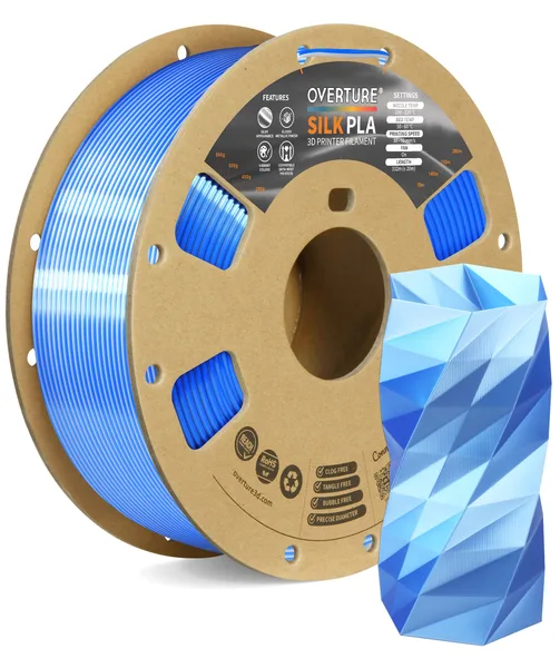 Overture PLA Silk Silver