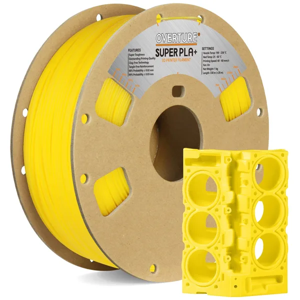 Overture PLA+ Yellow