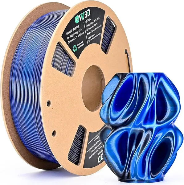 OVV3D PLA Silk Black Blue