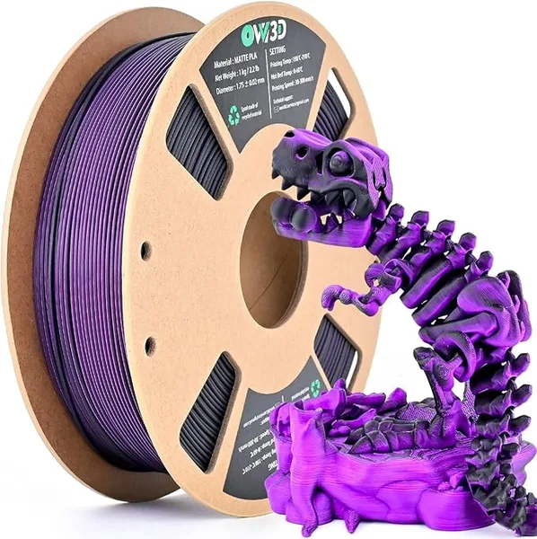 OVV3D PLA Matte Black Purple