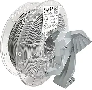 Phrozen SpiderMaker 3D Matte PLA Filament - Matte Finish with Incredible Vibrant Colors - Compatible with Bambulabs AMS - PLA, 700g, Dimensional Accuracy +/- (Concrete Gray)
