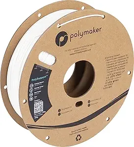 Polymaker Polymaker Break Away Support Material for PLA Filament, 0.75kg Spool - PolySupport 3D Printer Support Filament Easy Support Removal