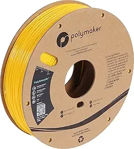 Polymaker Polymaker PolySmooth PVB Filament 0.75kg Yellow - Print Like PLA Filament, Easy Smoothable Post Process with IPA Alcohol