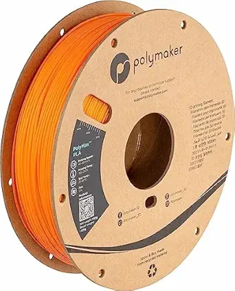 Polymaker Polymaker Polymax Tough PLA 3D Printer Filament 0.75kg Orange, PolyMax 3D Printing PLA Filament Orange, Tougher Than PLA+ 3D Filament, High Impact Strength for Functional Application